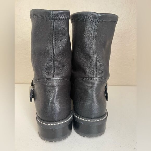 STUART WEITZMAN neoprene Lug Sole Ankle Boots (Size 8 B) - Picture 8 of 12